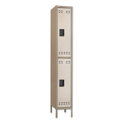 Lockers; Locker Configuration: 1-Wide ; Assembled: Yes ; Handle Type: Recessed ; Locker Material: Steel ; Locking Mechanism: Padlock ; Body Material: Heavy Gauge Steel